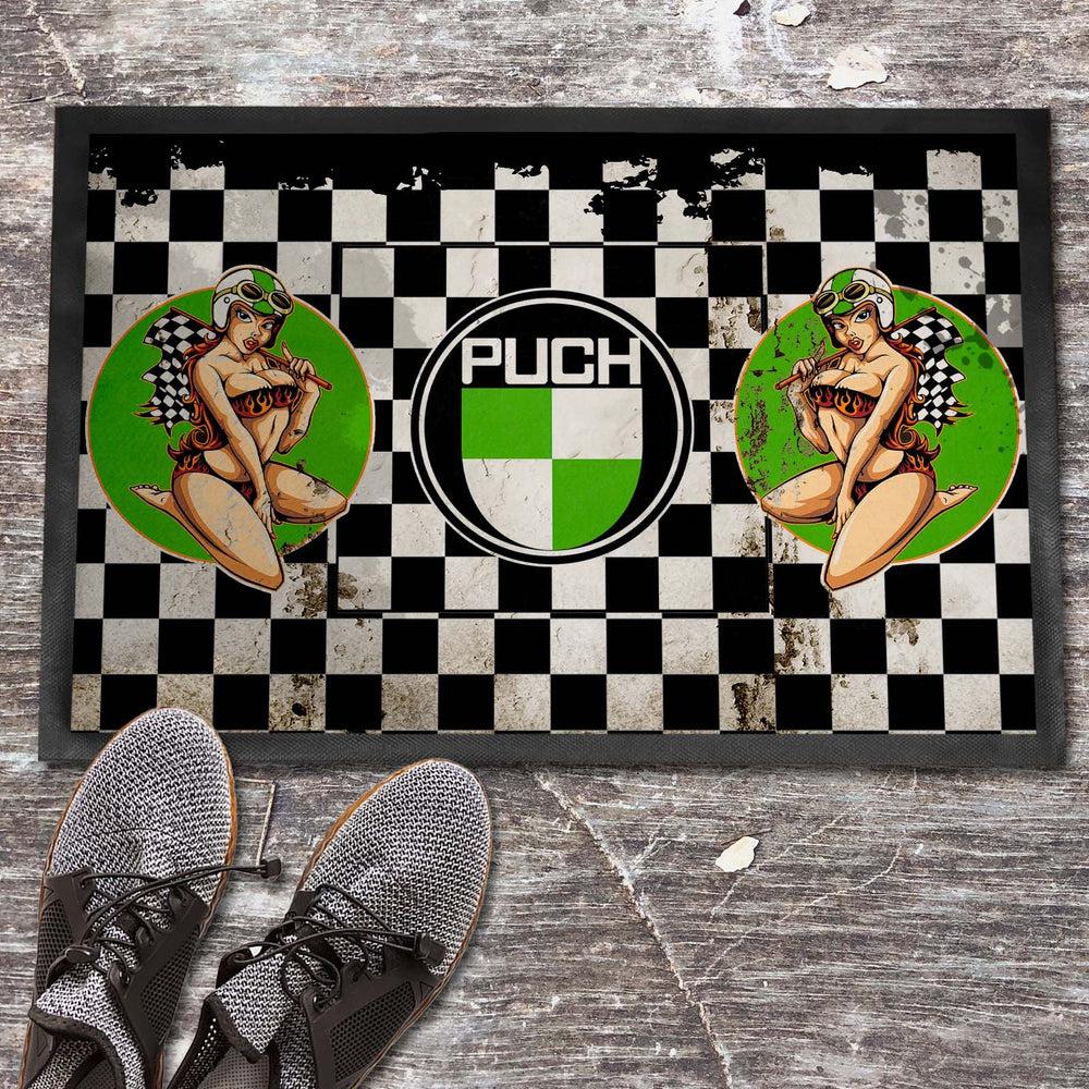 Puch Vintage Dørmåtte-Dørmåtte-Puch-Garage Culture Shop- garage - man cave - merchandise