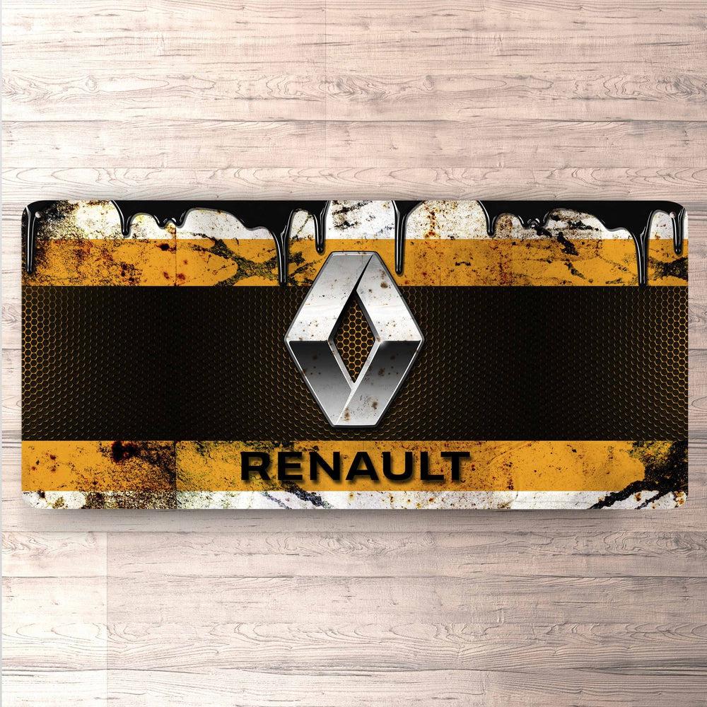 Renault Vintage 30x60cm Skilt-Skilte-Renault-Garage Culture Shop- garage - man cave - merchandise