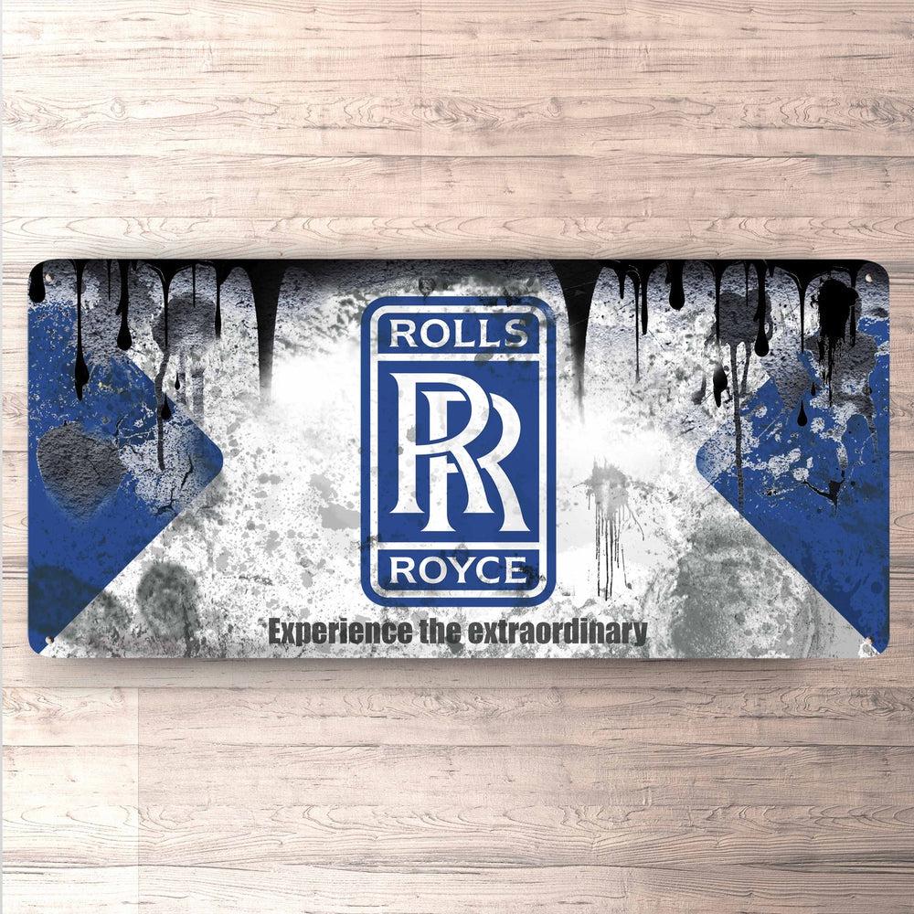 Rolls Royce Vintage 30x60cm Skilt-Skilte-Rolls Royce-Garage Culture Shop- garage - man cave - merchandise