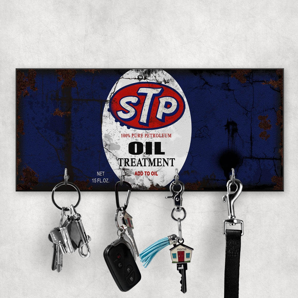 STP Motor Oil Vintage Nøgleholdere-Nøgleholdere-Motoroil-Garage Culture Shop- garage - man cave - merchandise