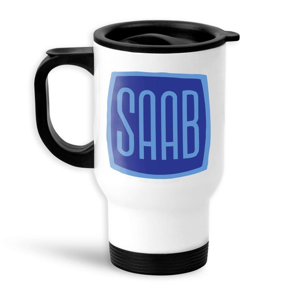 Saab 1949 Termokrus Hvidt-Krus-Saab-Garage Culture Shop- garage - man cave - merchandise