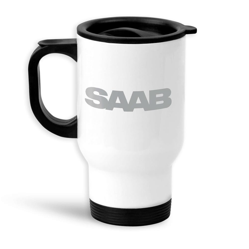 Saab 2013 Termokrus Hvidt-Krus-Saab-Garage Culture Shop- garage - man cave - merchandise