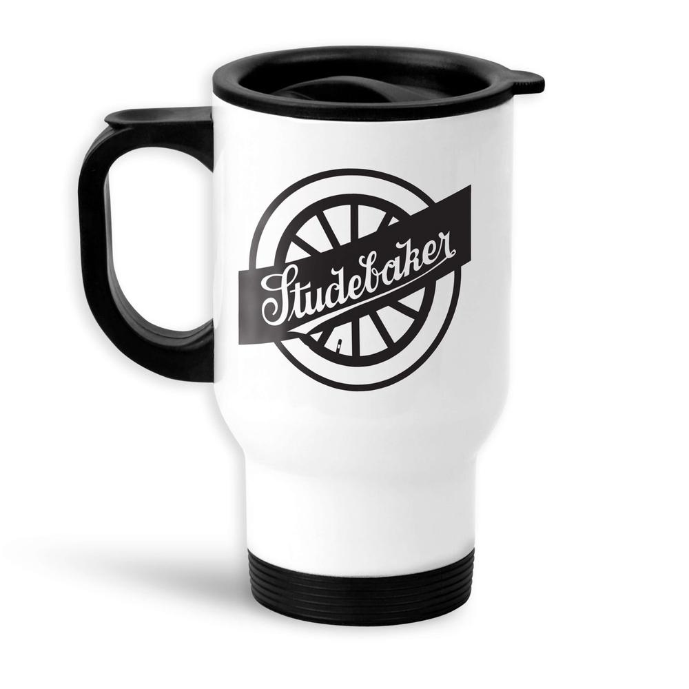 Studebaker Termokrus Hvidt-Krus-Studebaker-Garage Culture Shop- garage - man cave - merchandise