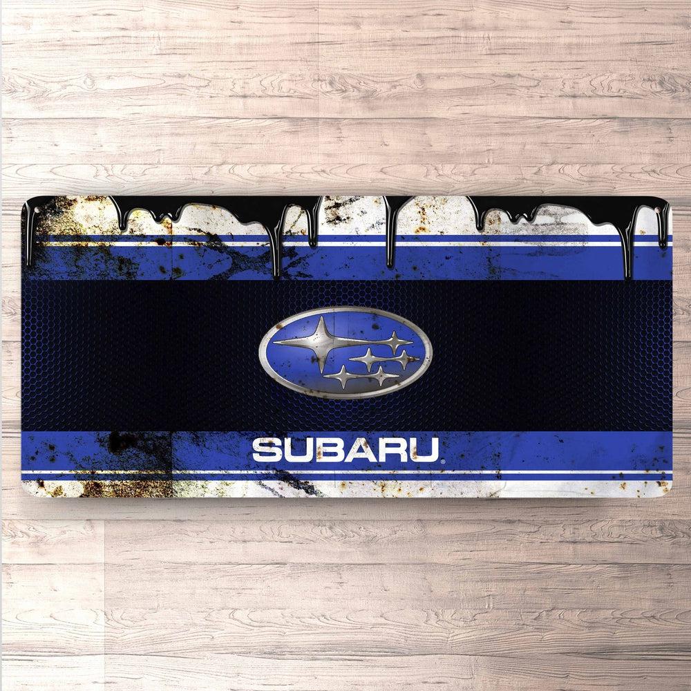 Subaru Vintage 30x60cm Skilt-Skilte-Subaru-Garage Culture Shop- garage - man cave - merchandise