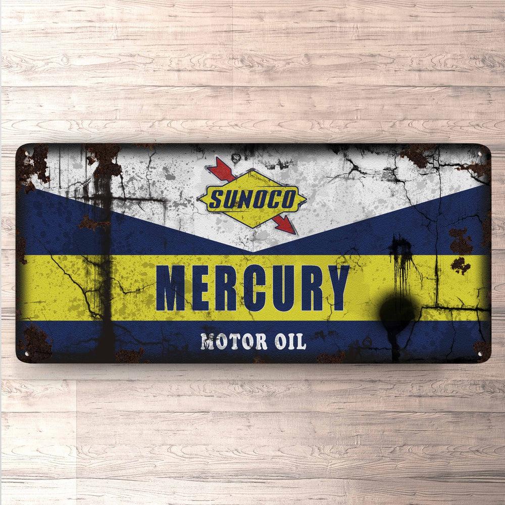 Sunoco Motor Oil Vintage 30x60cm Skilt-Skilte-Motoroil-Garage Culture Shop- garage - man cave - merchandise