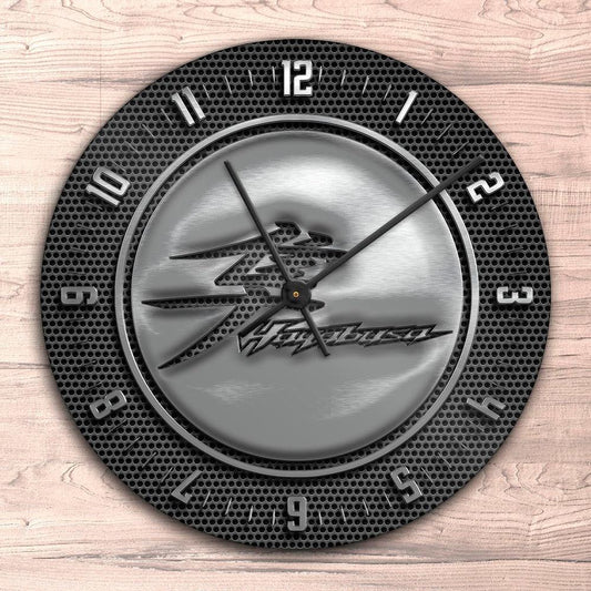 Suzuki Hayabusa Vægur Rundt-Clock-Suzuki-Garage Culture Shop- garage - man cave - merchandise