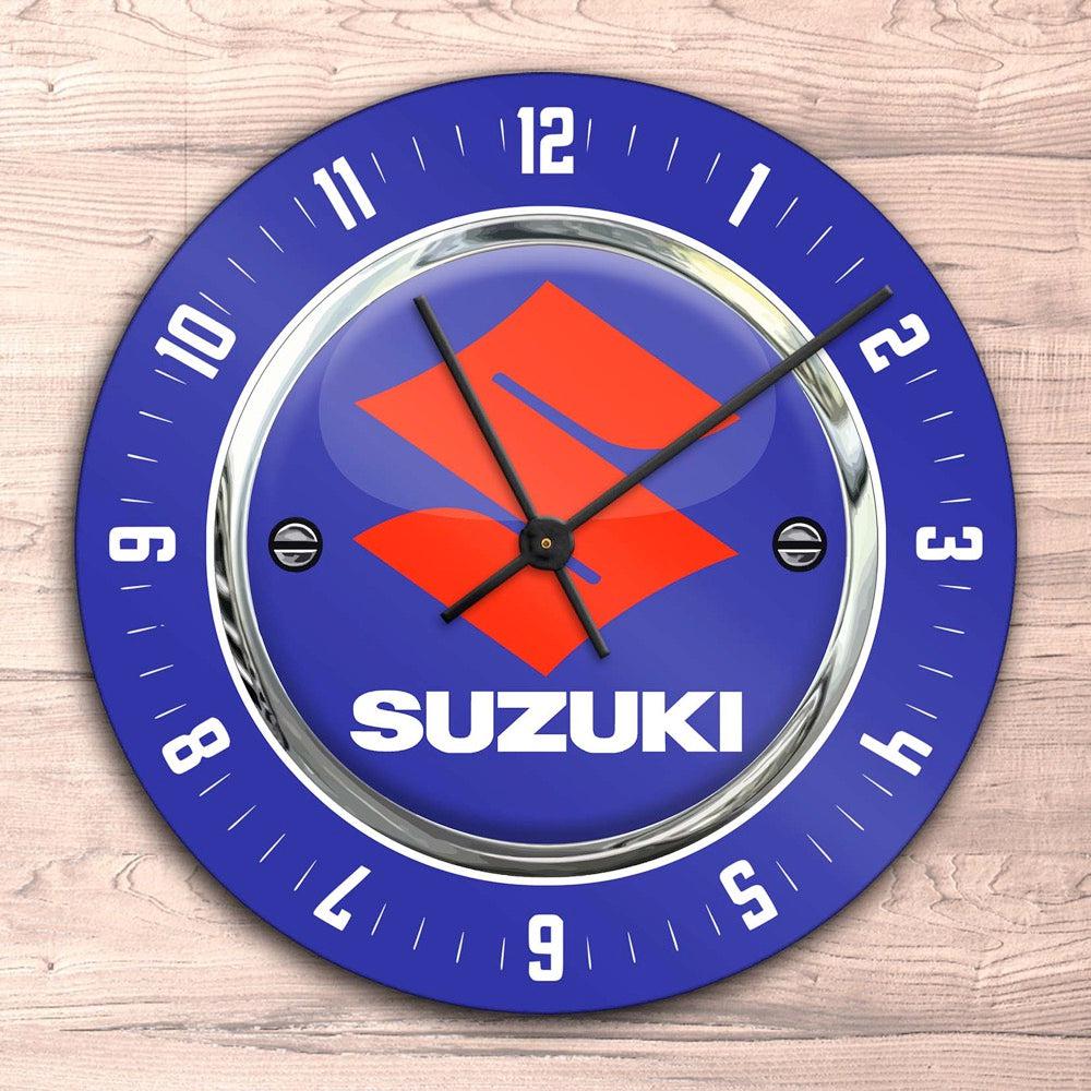 Suzuki Vægur Rundt-Clock-Suzuki-Garage Culture Shop- garage - man cave - merchandise