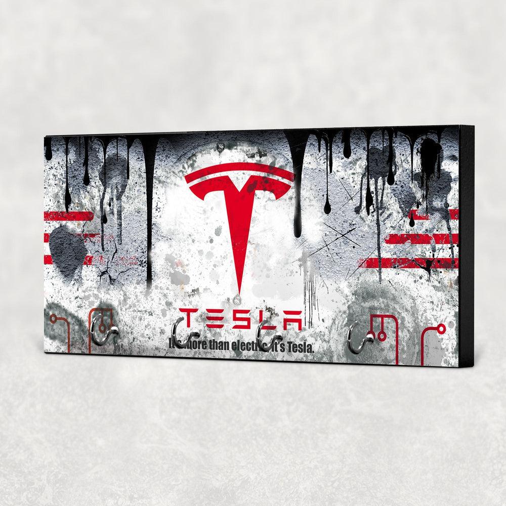 Tesla Vintage Nøgleholdere-Nøgleholdere-Tesla-Garage Culture Shop- garage - man cave - merchandise