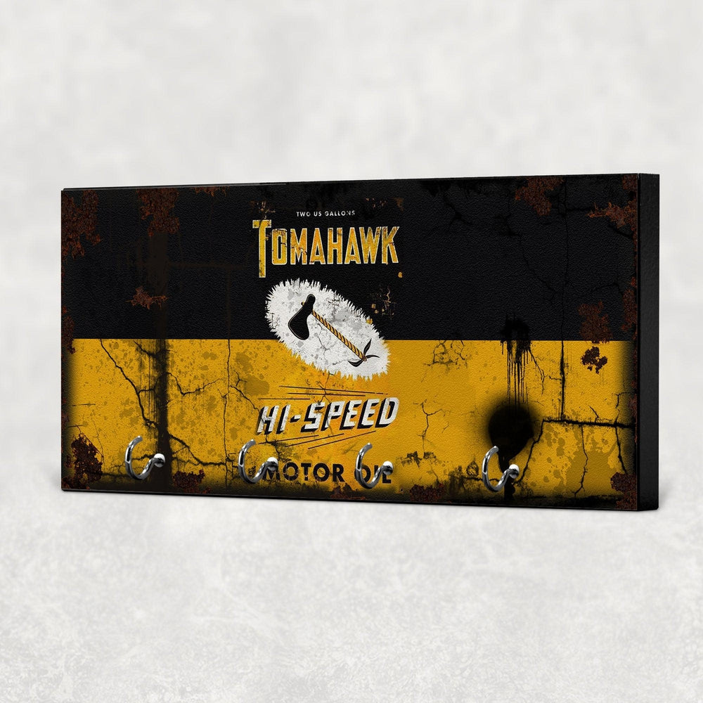 Tomahawk Motor Oil Vintage Nøgleholdere-Nøgleholdere-Motoroil-Garage Culture Shop- garage - man cave - merchandise