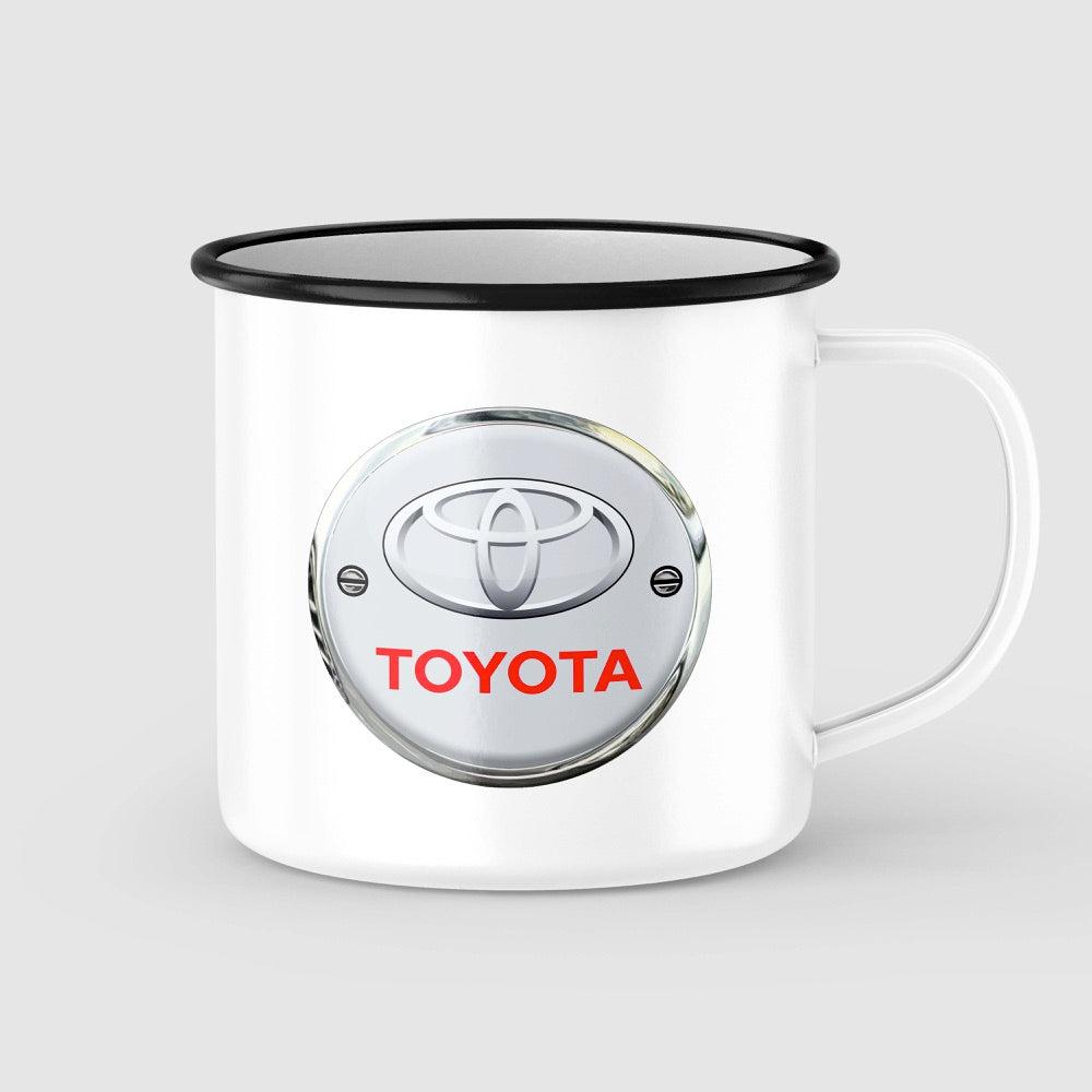 Toyota Vintage Emaljekrus-Krus-Toyota-Garage Culture Shop- garage - man cave - merchandise