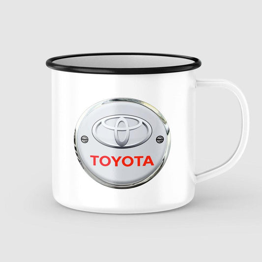 Toyota Vintage Emaljekrus-Krus-Toyota-Garage Culture Shop- garage - man cave - merchandise