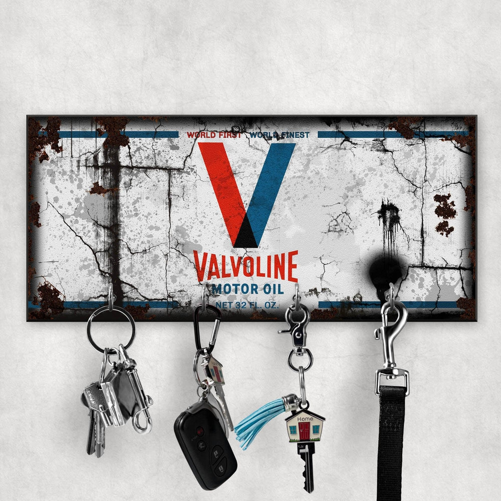 Valvoline Motor Oil Vintage Nøgleholdere-Nøgleholdere-Motoroil-Garage Culture Shop- garage - man cave - merchandise