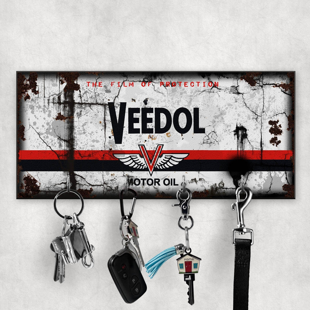 Veedol Motor Oil Vintage Nøgleholdere-Nøgleholdere-Motoroil-Garage Culture Shop- garage - man cave - merchandise