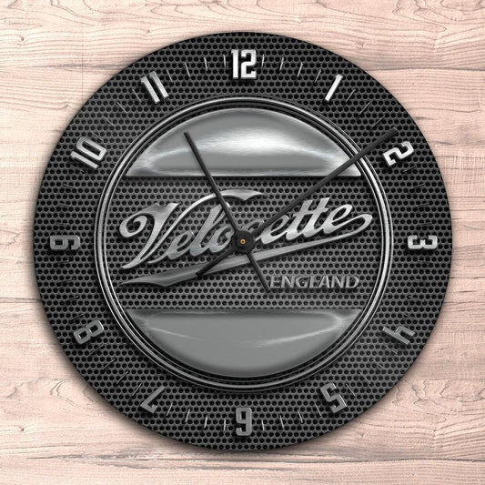 Velocette Vægur Rundt-Clock-Velocette-Garage Culture Shop- garage - man cave - merchandise