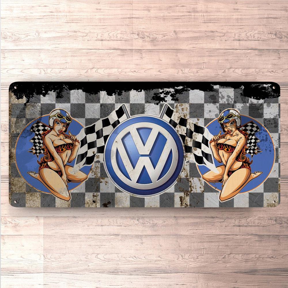Volkswagen VW Vintage 30x60cm Skilt-Skilte-VW-Garage Culture Shop- garage - man cave - merchandise