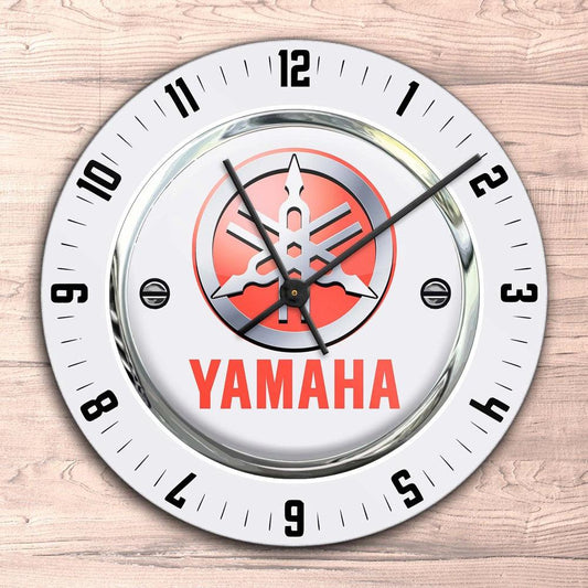 Yamaha Vægur Rundt-Clock-Yamaha-Garage Culture Shop- garage - man cave - merchandise