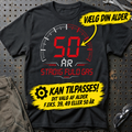 Personlig – Din alder, fuld gas – Fødselsdags-T-shirt
