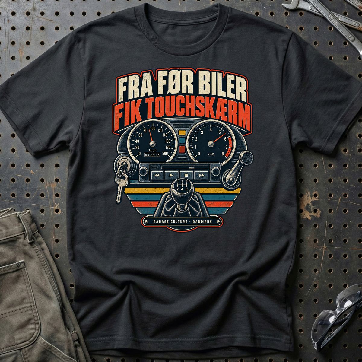 Før Biler Fik Touchskærm T-Shirt