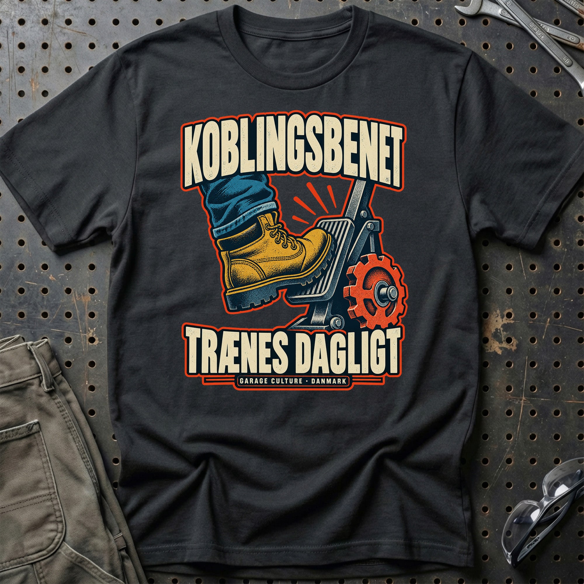 Koblingsbenet Trænes Dagligt T-Shirt