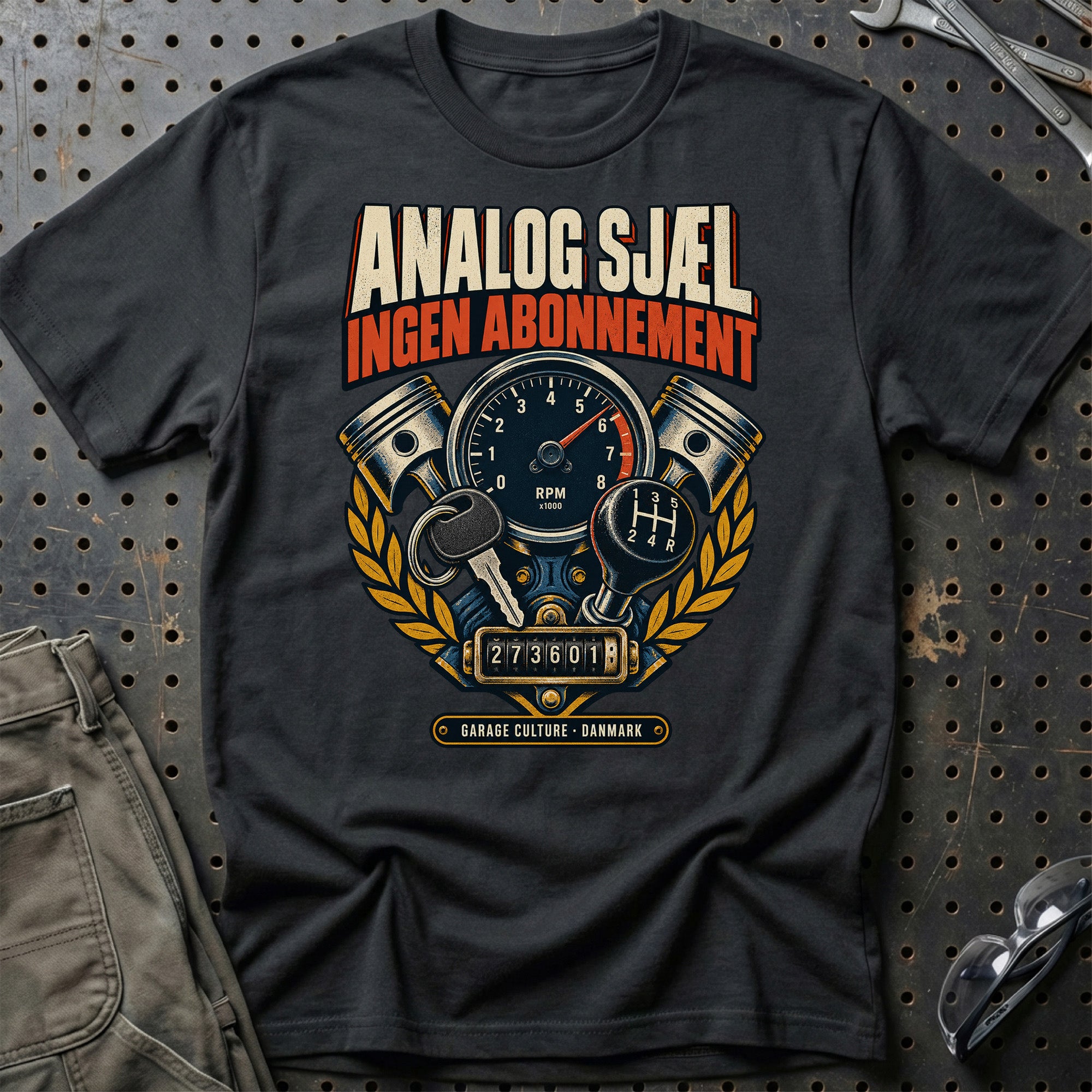 Analog Sjæl – Intet Abonnement T-Shirt