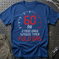
Produktbillede af 60 År Fuld Gas T-shirt - Sjov 60-års Fødselsdagsgave til Bilfan T-Shirt