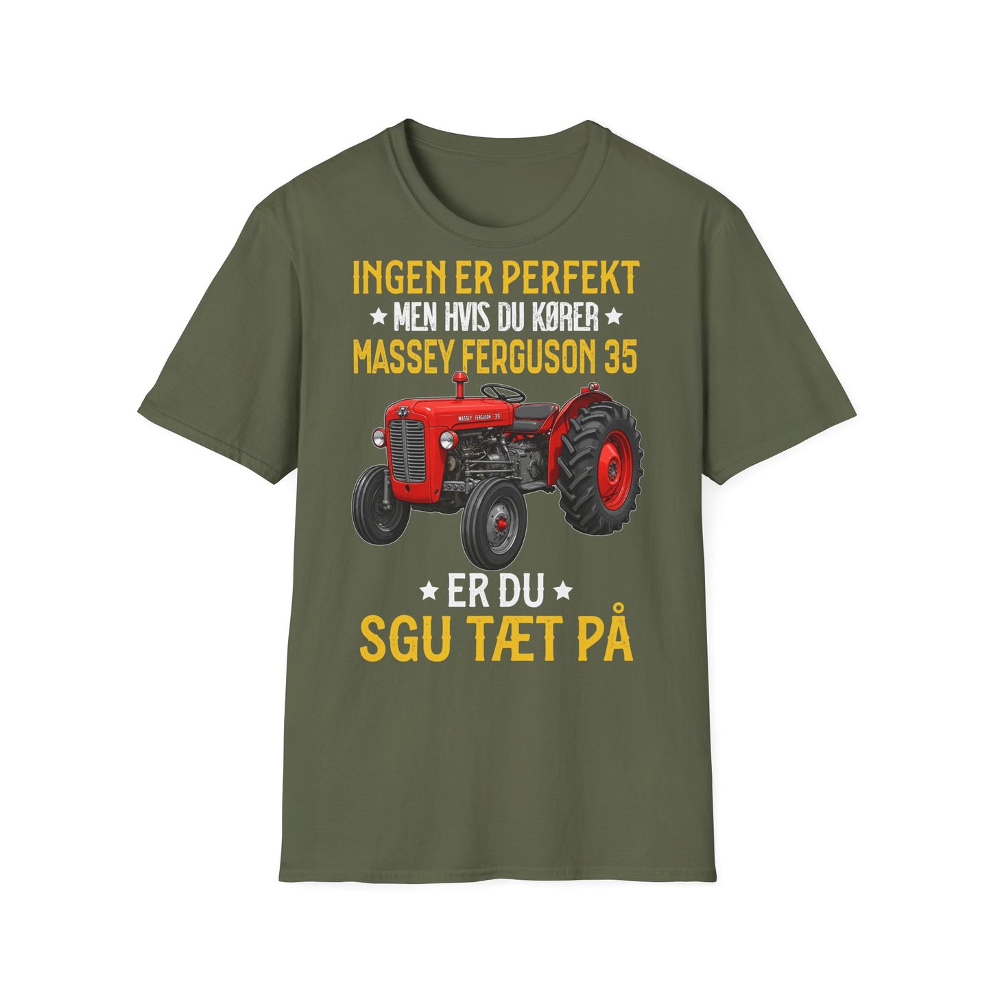 Massey Ferguson 35 Tractor T-Shirt — Ingen er perfekt men hvis du køber Massey Ferguson 35 er du sgu tæt på