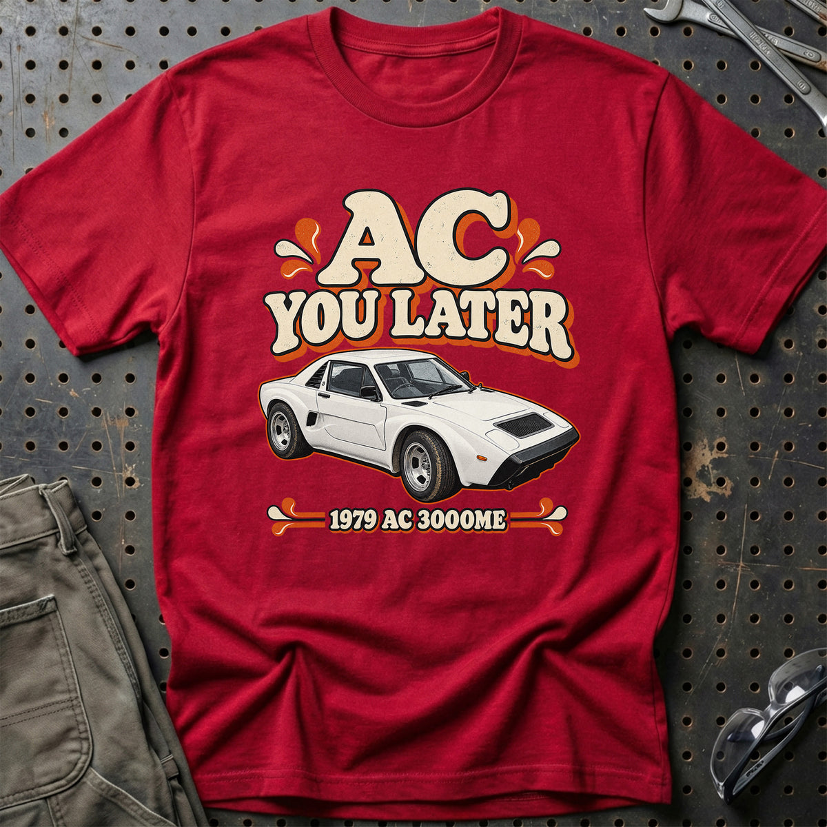 
AC 3000ME 1979 – AC You Later T-Shirt – Rød