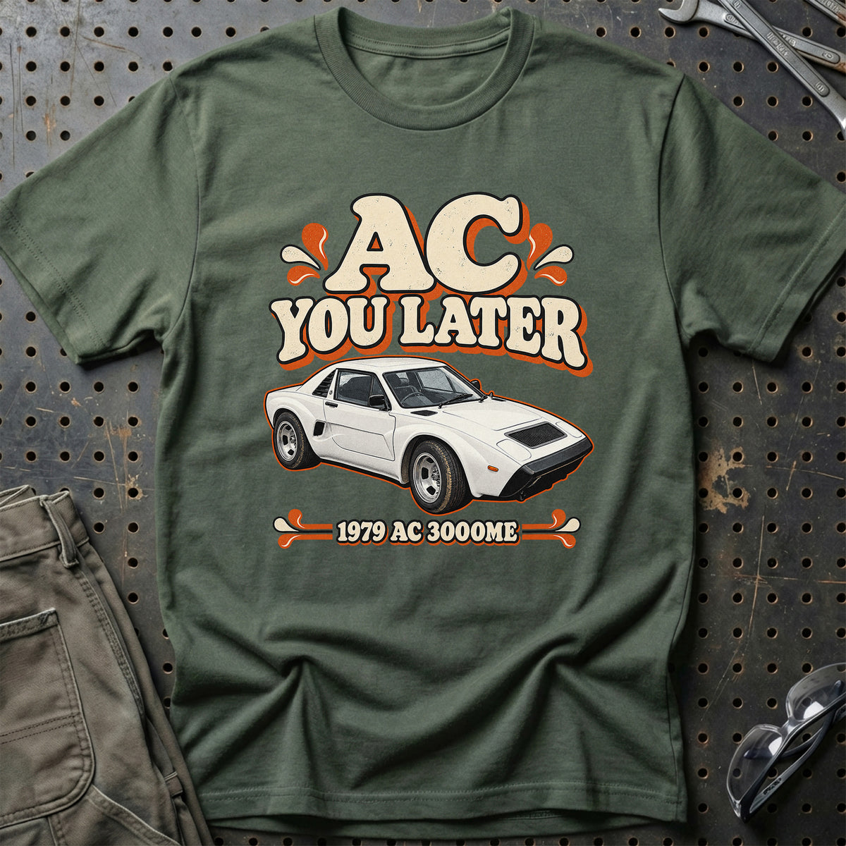 
AC 3000ME 1979 – AC You Later T-Shirt – Grøn Militær