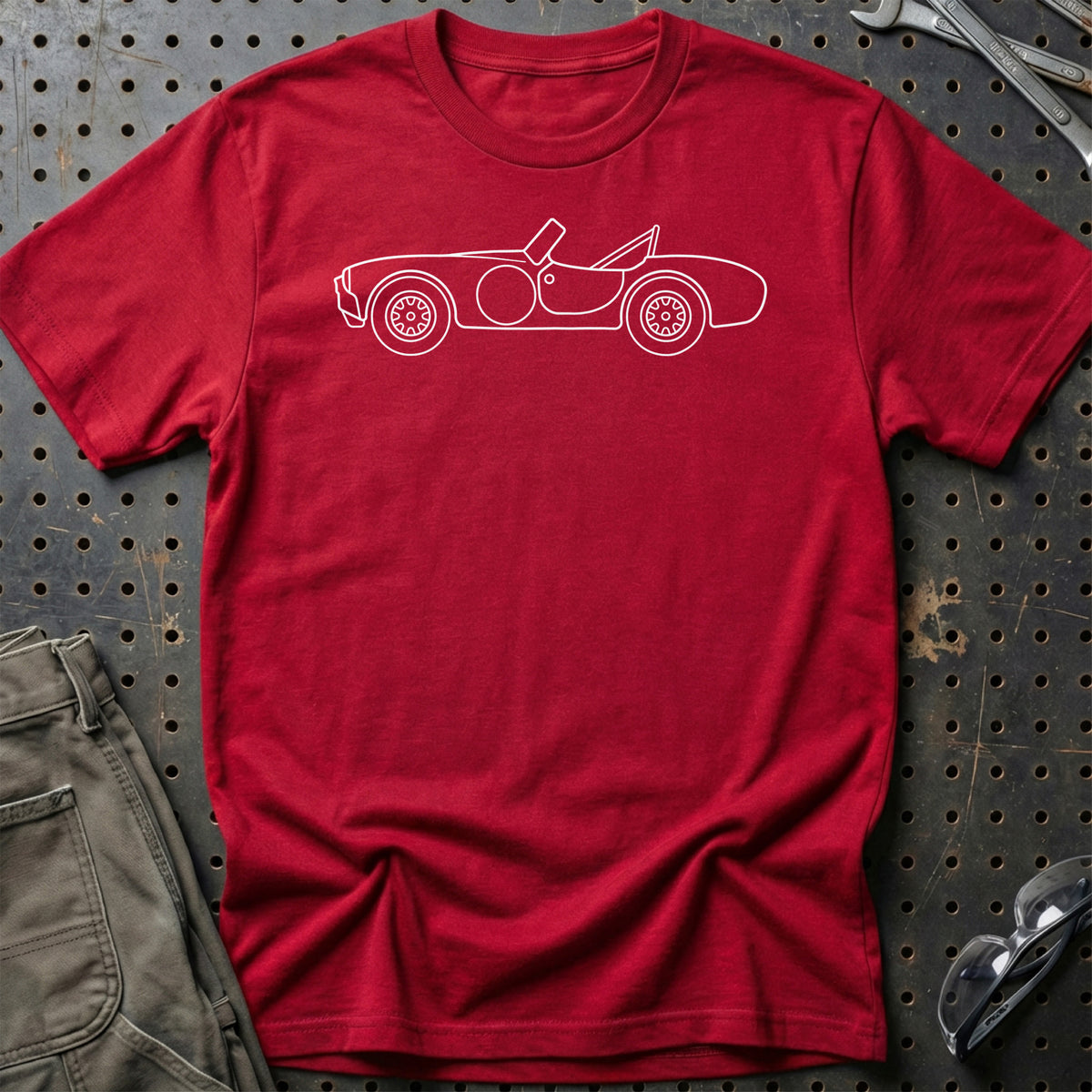 AC Cobra T-Shirt-Beklædning-AC-Rød-S-Garage Culture Shop- garage - man cave - merchandise