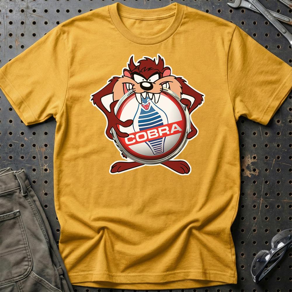 AC Cobra TAZ T-Shirt-Beklædning-AC-Guld-S-Garage Culture Shop- garage - man cave - merchandise