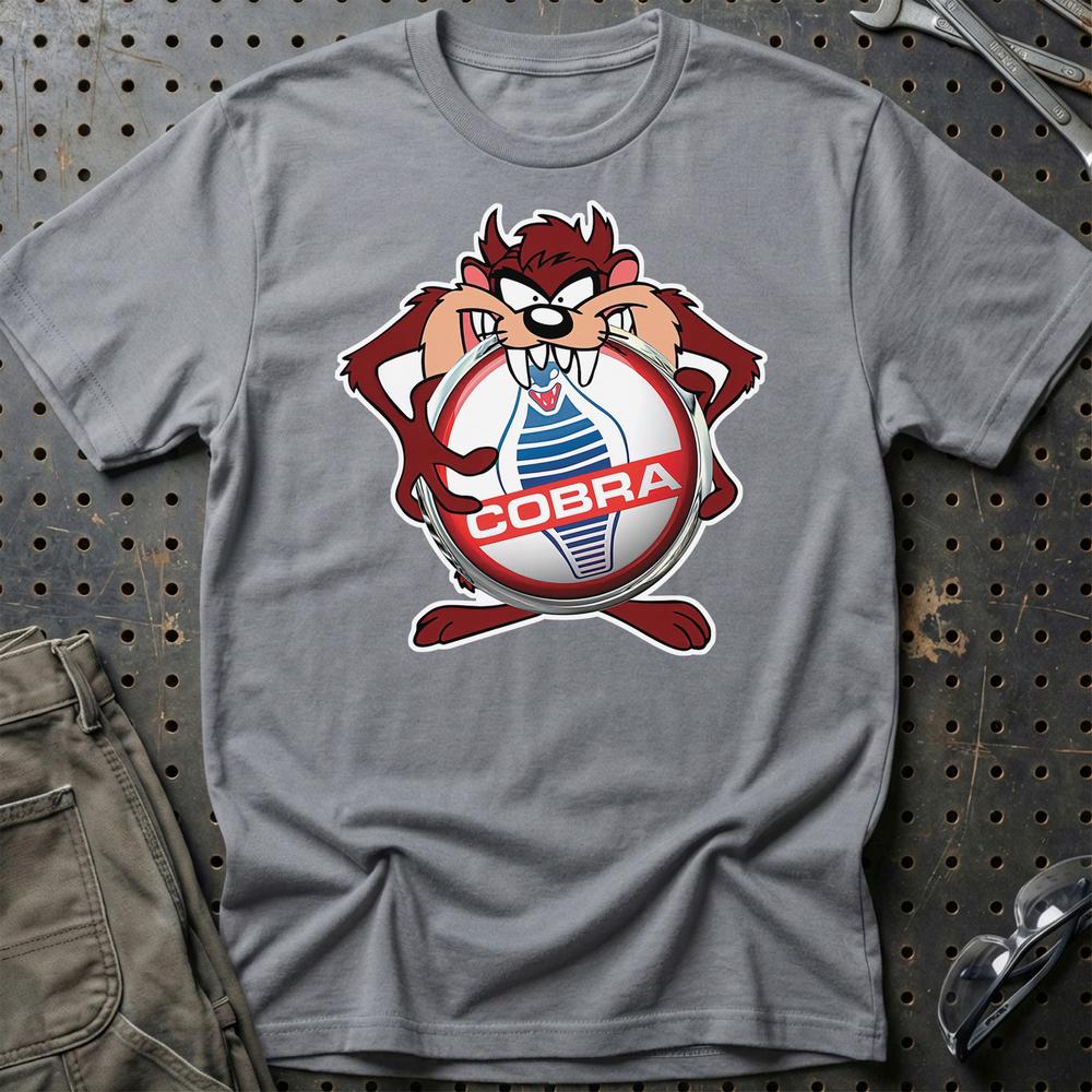 AC Cobra TAZ Unisex T-Shirt , Bomuld-Beklædning-AC-Grå Sport-S-Garage Culture Shop- garage - man cave - merchandise