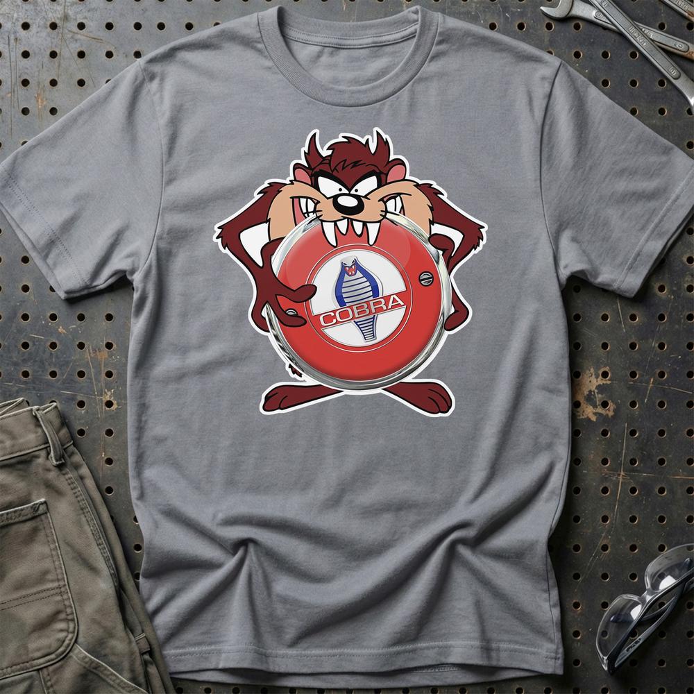 AC Cobra TAZ Unisex T-Shirt , Bomuld-Beklædning-AC-Grå Sport-S-Garage Culture Shop- garage - man cave - merchandise