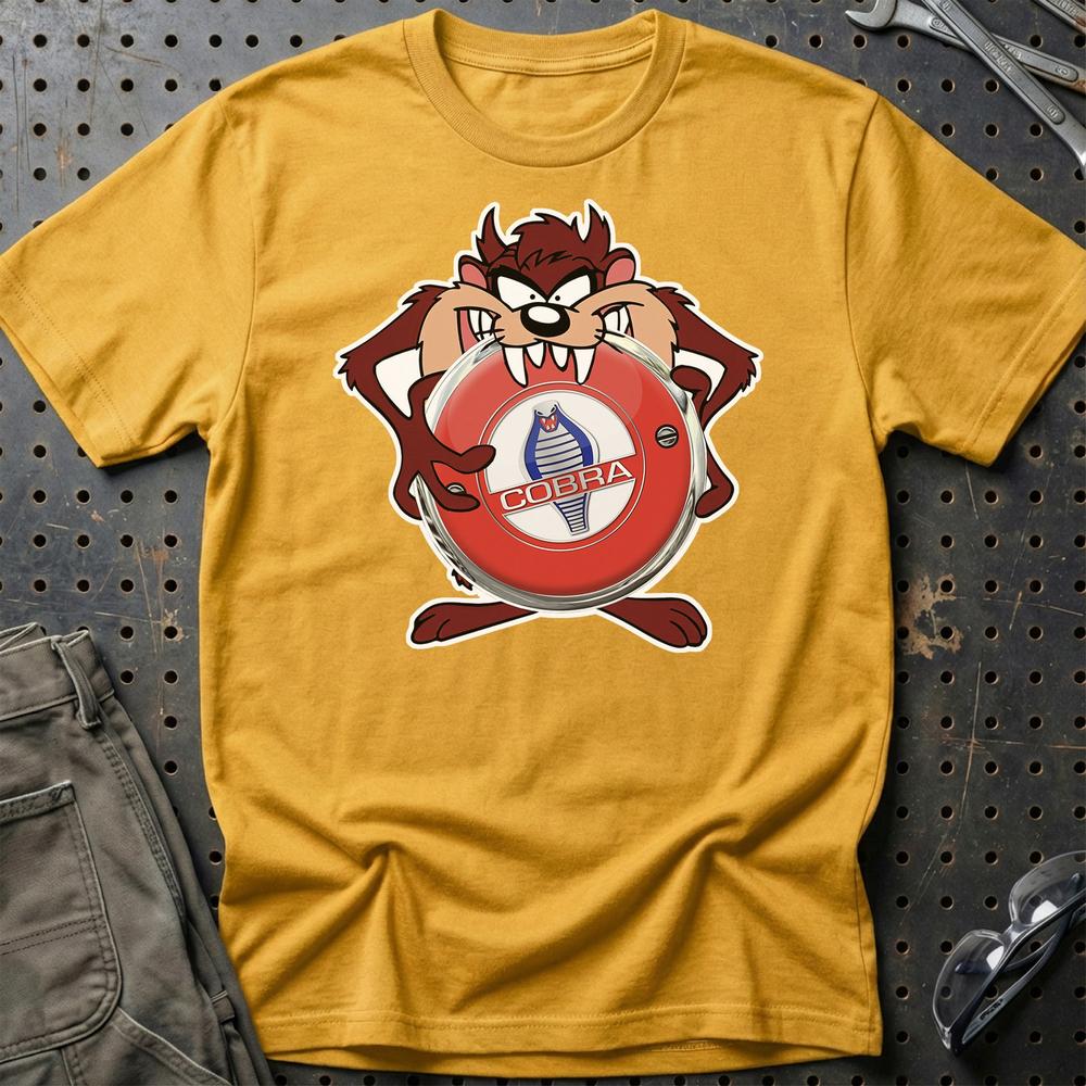 AC Cobra TAZ Unisex T-Shirt , Bomuld-Beklædning-AC-Guld-S-Garage Culture Shop- garage - man cave - merchandise