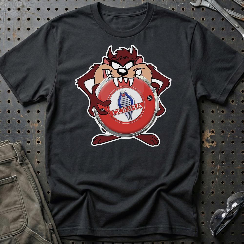 AC Cobra TAZ Unisex T-Shirt , Bomuld-Beklædning-AC-Sort-S-Garage Culture Shop- garage - man cave - merchandise