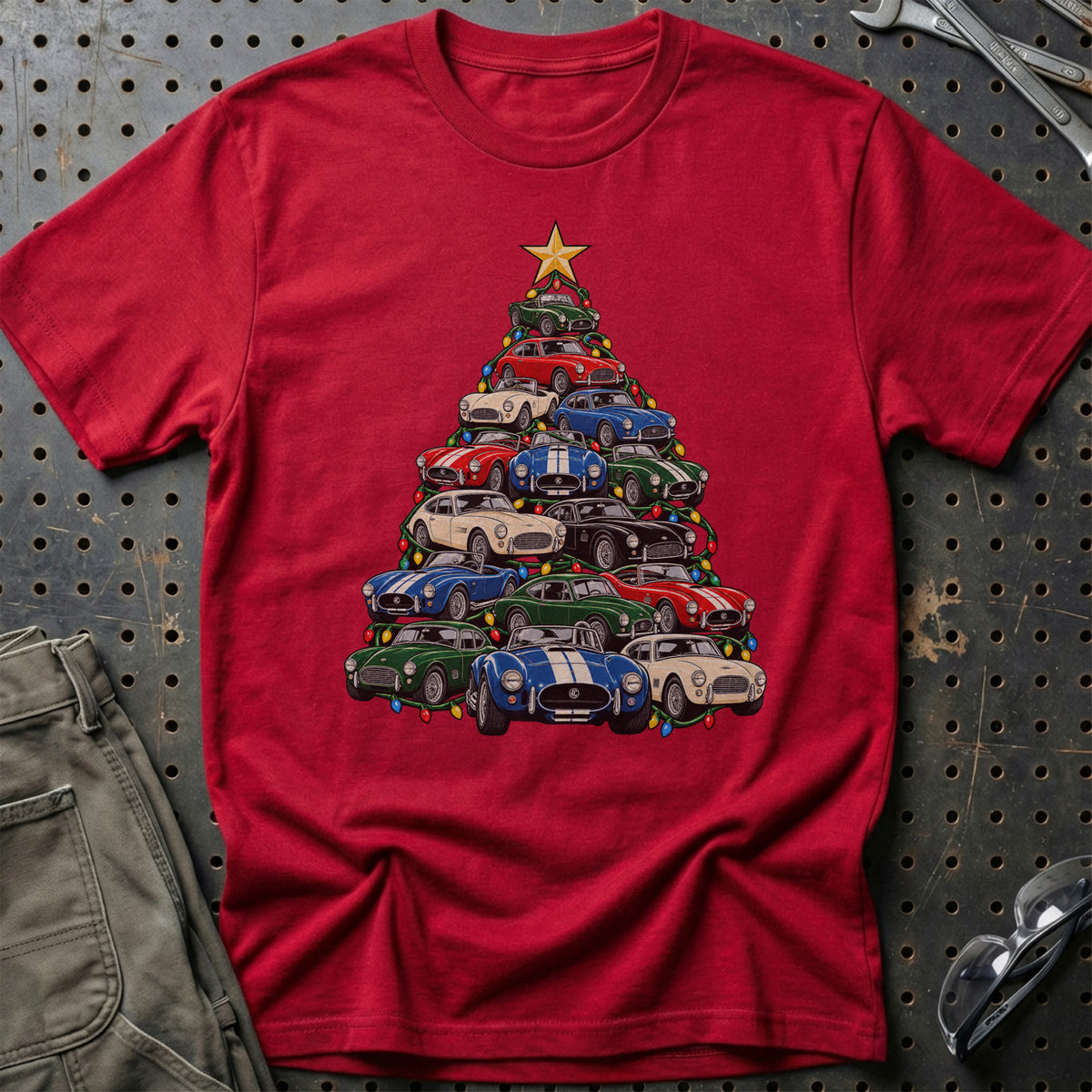 AC Juletræ T-Shirt-Beklædning-AC-Rød-S-Garage Culture Shop- garage - man cave - merchandise