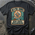 
AI-fri zone – Kun ægte mekanikere T-Shirt – Sort