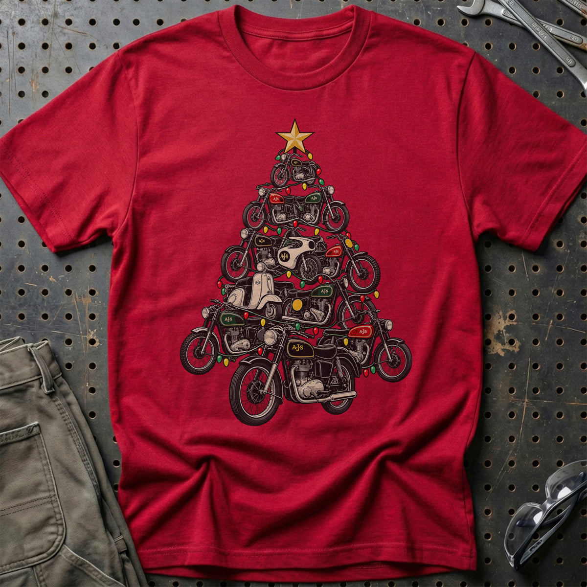 AJS Juletræ T-Shirt – Rød