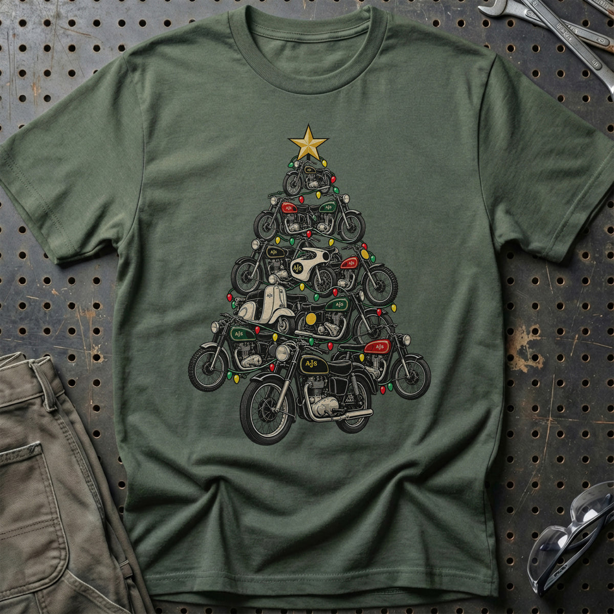 AJS Juletræ T-Shirt – Grøn Militær
