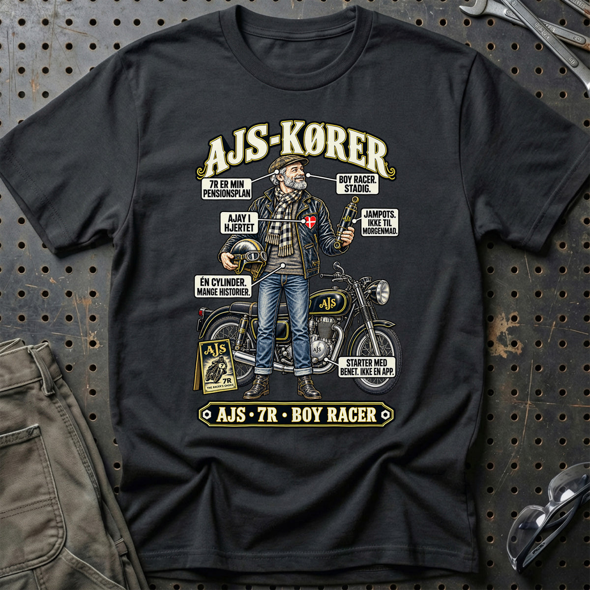 
AJS-Kører T-Shirt – Sort