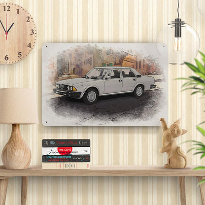 ALFA ROMEO 6 2.5 1979 Skilte, Musemåtte, Dørmåtte , Plakat-Skilte-Alfa Romeo-Garage Culture Shop- garage - man cave - merchandise
