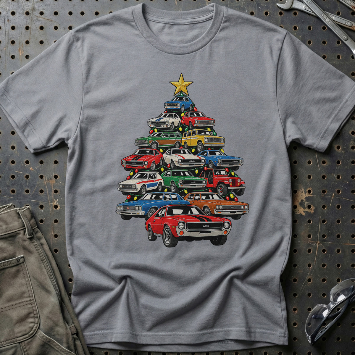 AMC Juletræ T-Shirt-Beklædning-AMC-Grå Sport-S-Garage Culture Shop- garage - man cave - merchandise