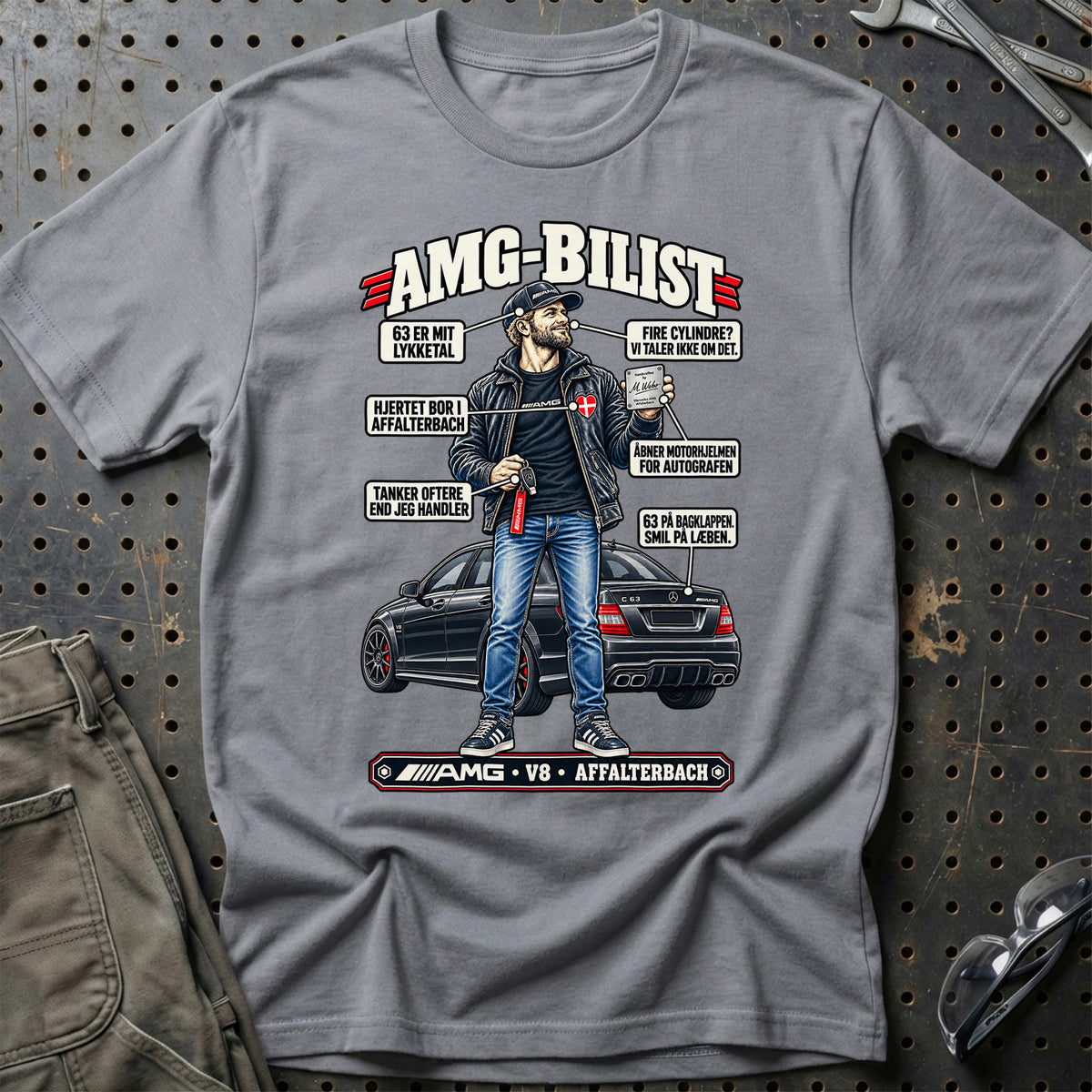 
AMG-Bilist T-Shirt – Grå Sport