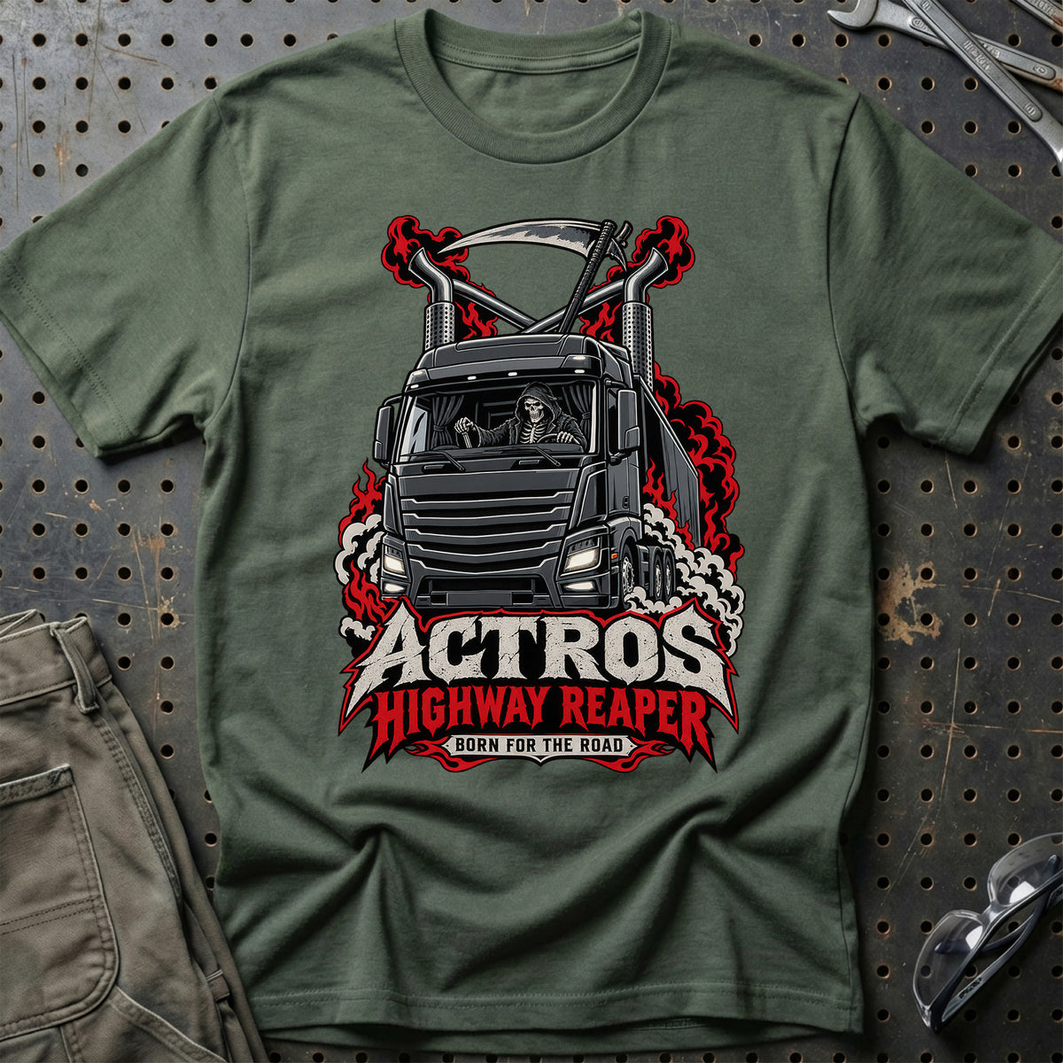 
Produktbillede af Actros – Highway Reaper – Born For The Road T-Shirt