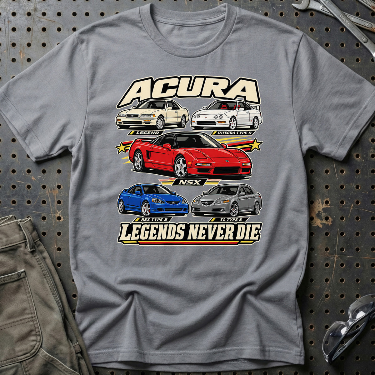 
Produktbillede af Acura Legends Never Die T-Shirt