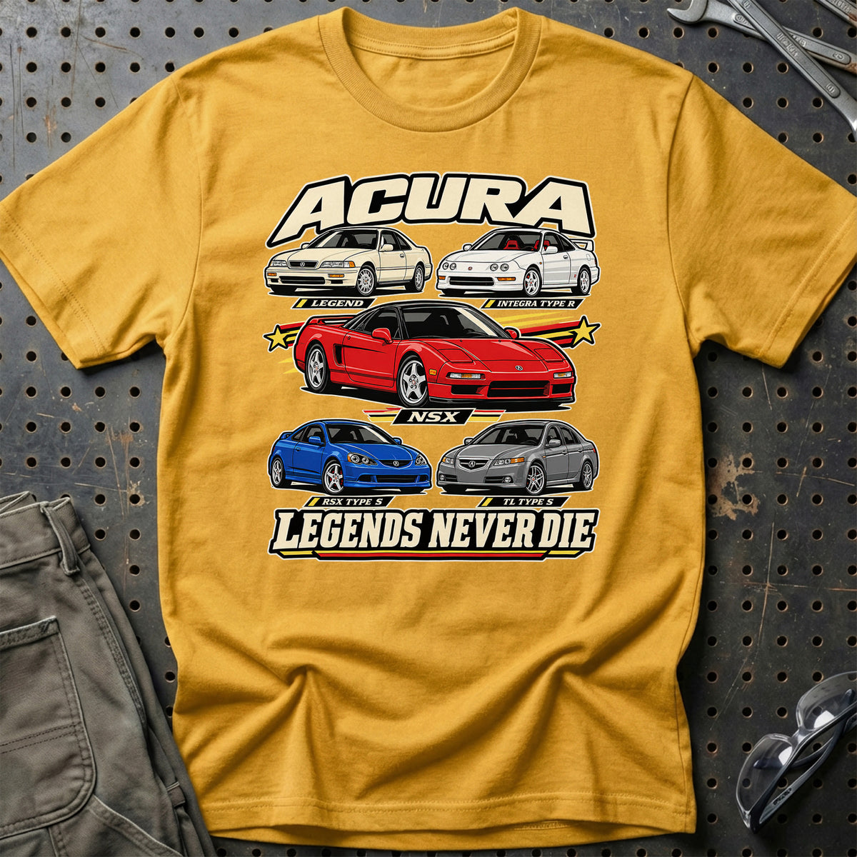 
Produktbillede af Acura Legends Never Die T-Shirt