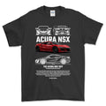 Acura NSX T-Shirt-Beklædning-Acura-Sort-S-Garage Culture Shop- garage - man cave - merchandise