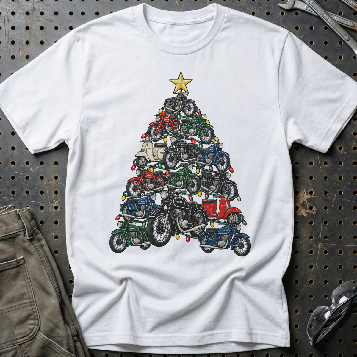 Adler Juletræ T-Shirt-Beklædning-Adler-Hvid-S-Garage Culture Shop- garage - man cave - merchandise