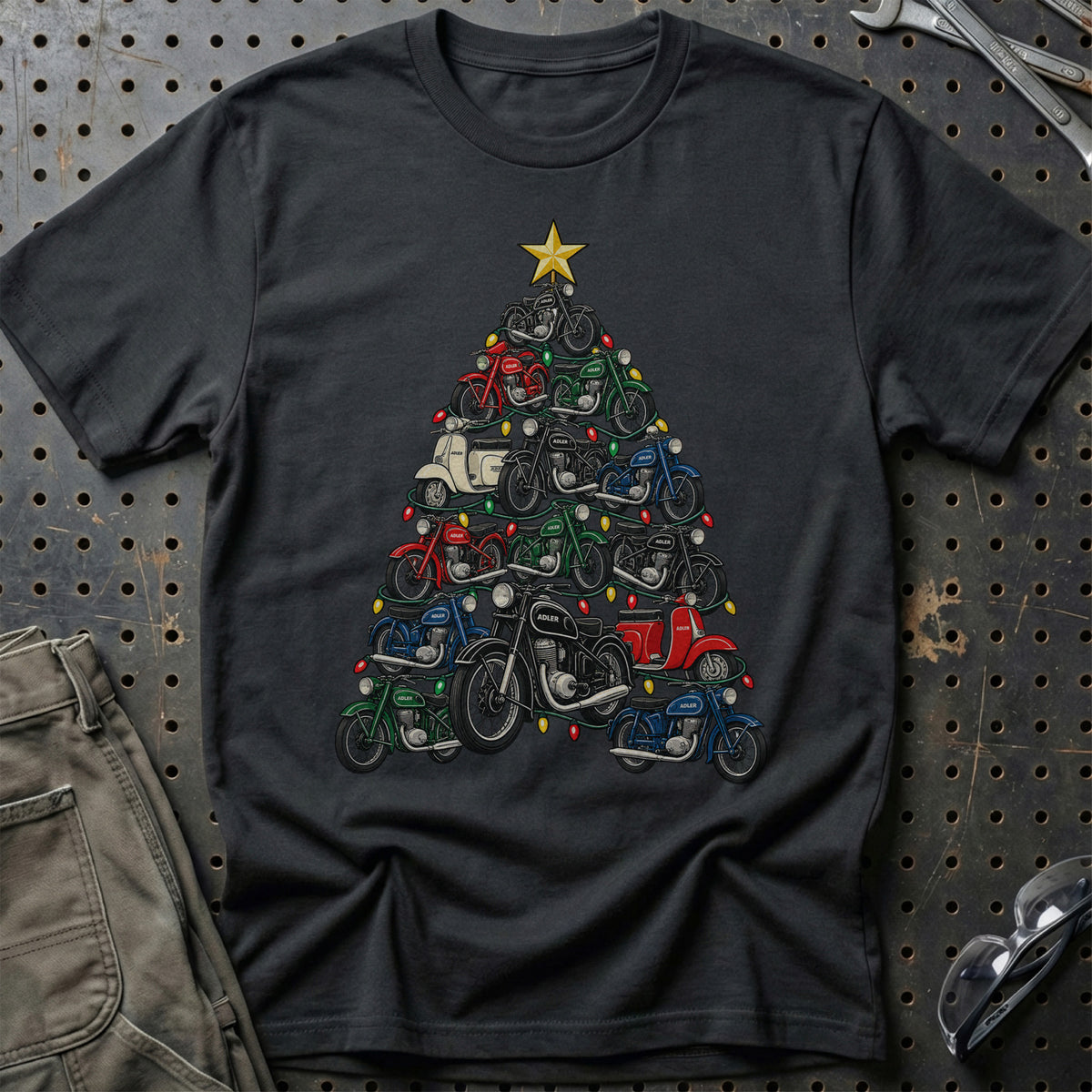 Adler Juletræ T-Shirt-Beklædning-Adler-Sort-S-Garage Culture Shop- garage - man cave - merchandise