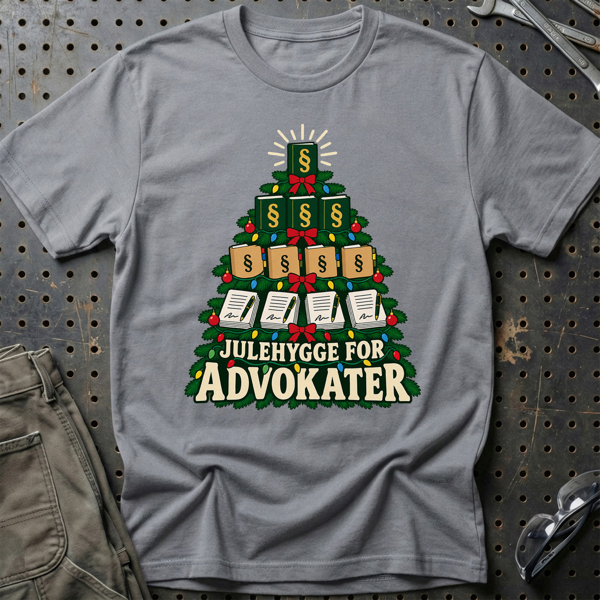 
Advokat – Julehygge – Unisex T-Shirt – Grå Sport