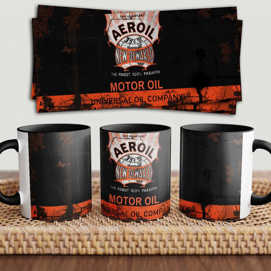 Aeroil "To Toner" Vintage Keramisk Krus-Krus-Motoroil-Garage Culture Shop- garage - man cave - merchandise